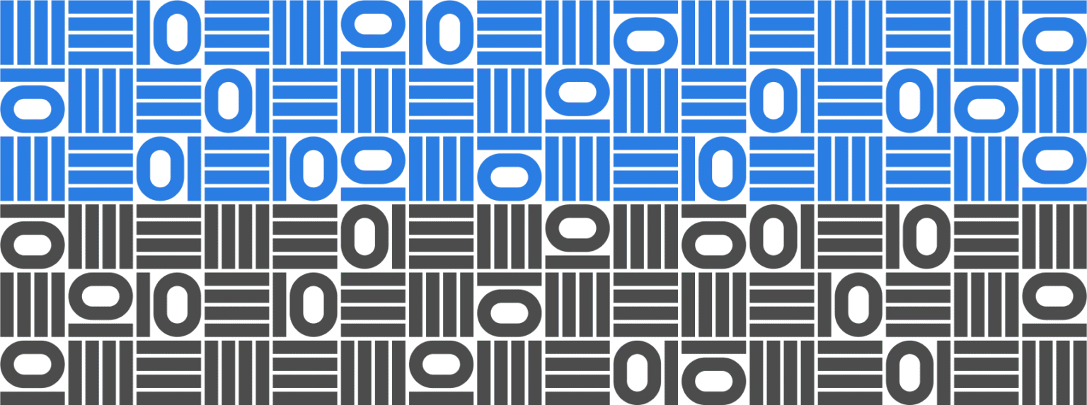 Wide SendThisFile design element pattern made from folder, lock, and binary code graphics.