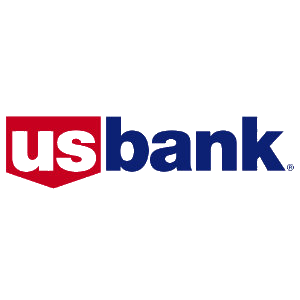Us bank logo on a transparent background.